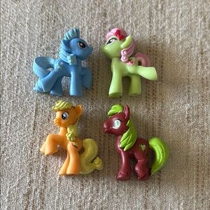 My Little Pony RARE 80s Cute Colorful Indie Rare Set (Contains 4 LIMITED Ponies)